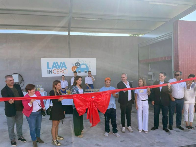 Inauguração do Centro de Lavagem Auto da CERCI Braga